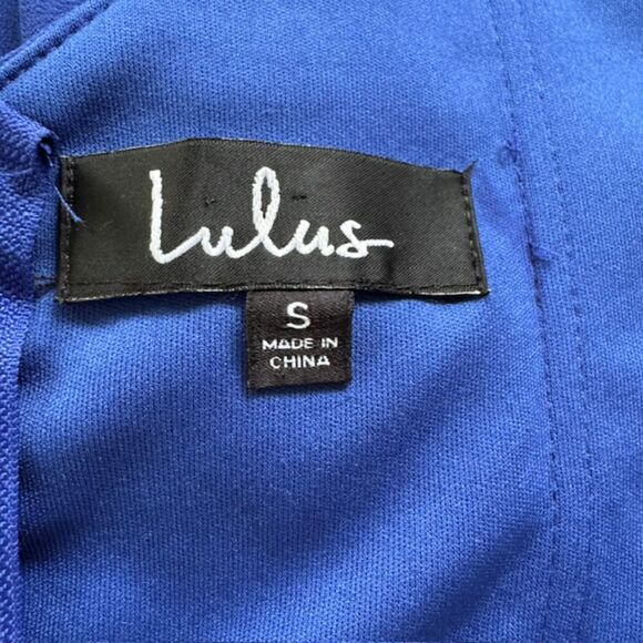 LULUS "COME AWAY WITH ME" ROYAL BLUE DRESS SIZE SMALL BRIDESMAID WEDDING NWOT - Picture 13 of 14